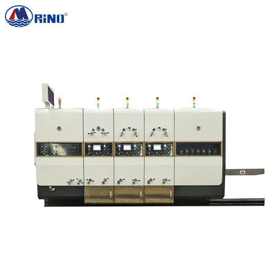 Corrugated Board Paper 3 Color Flexo Printing Machine Lead Edge Feeding