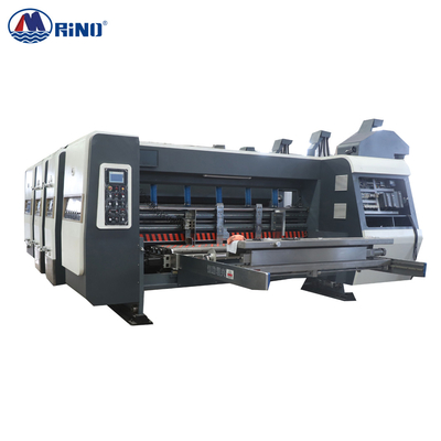 Corrugated Board Paper 3 Color Flexo Printing Machine Lead Edge Feeding